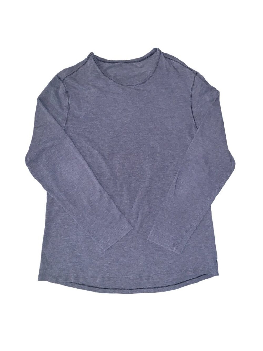 Lululemon Mens 5 Year T-Shirt Long Sleeve Athletic Stretch Heather Gray Large